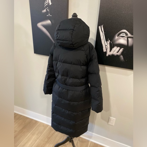 Theory True Hooded Down Puffer Coat - Picture 7 of 12